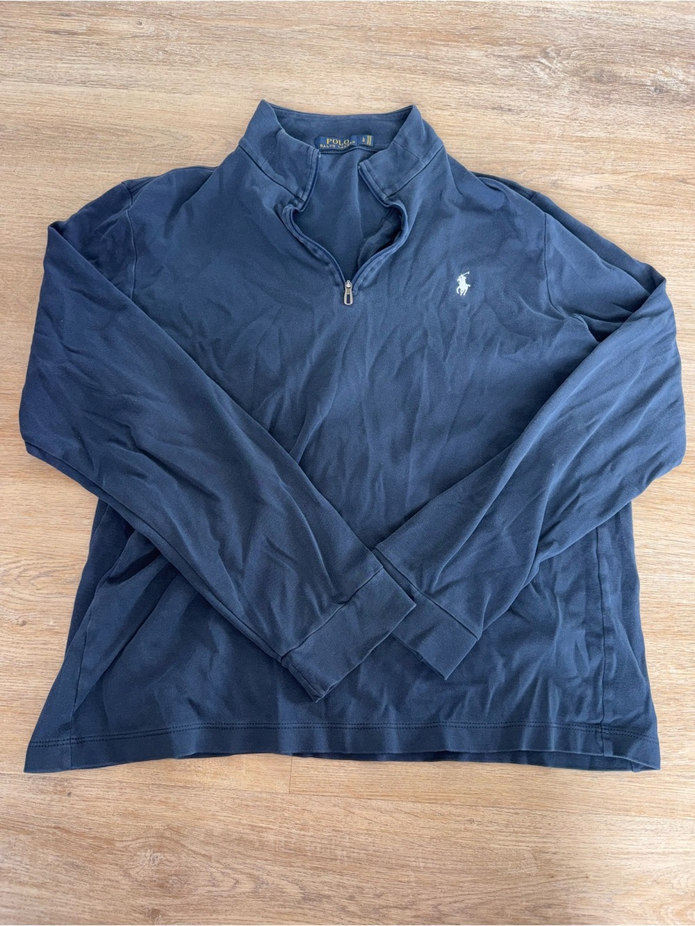 Ralph Lauren Navy Quarter-Zip Pullover